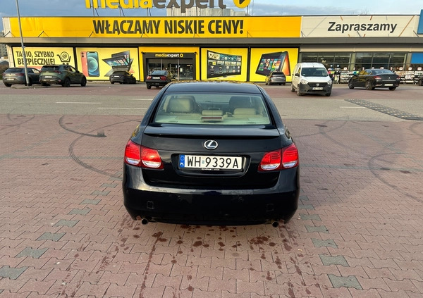 Lexus GS cena 54000 przebieg: 386000, rok produkcji 2008 z Warszawa małe 56